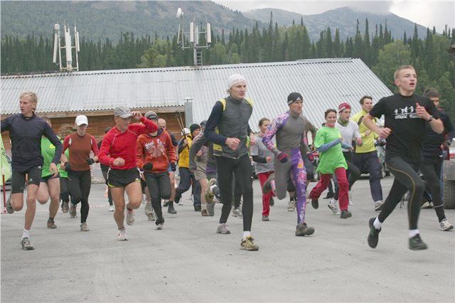 Первый горный бег в Сибири